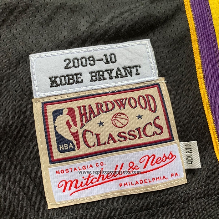 Camiseta Los Angeles Lakers Kobe Bryant #24 2017-18 Negro